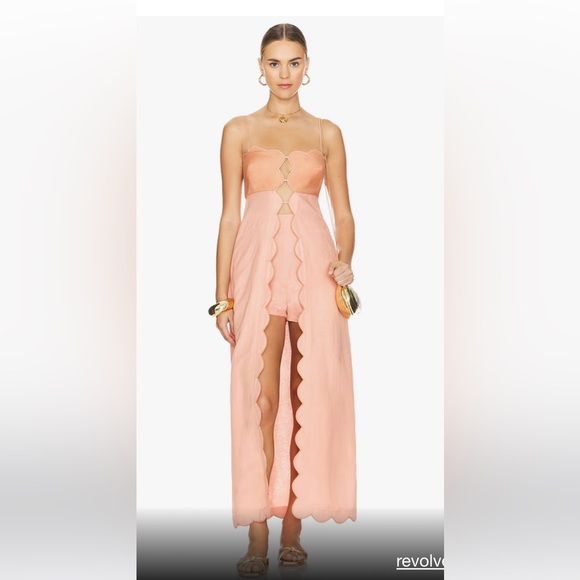 Adriana Degreas small peach 2 piece set - Picture 1 of 3